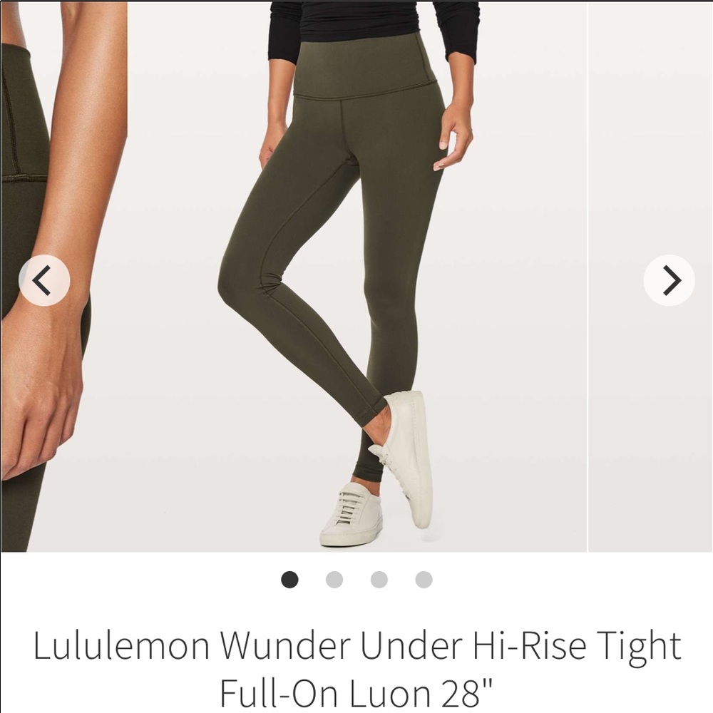 Lululemon Wunder Under Hi-Rise Tight Full-On Luon